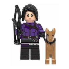 Boneco Blocos De Montar Kate Bishop Gavião Arqueiro