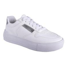 Tênis Feminino Casual Plataforma Confortável Leve Macio - LAZZLU, Bran