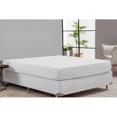 Lençol Cama Casal Padrao Avulso C/Elástico Premiun Liso