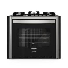 Fogão Fischer Gran Cheff de Embutir 5 Bocas Mesa de Vidro Com Dourador 110L Silver 220V 28550-65541 220