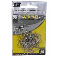 Anzol Marine Sports 4330 Super Strong N°06, Pacote com 50