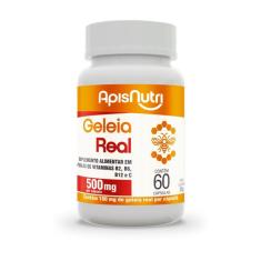 Geleia Real 500Mg 60 Cápsulas Apisnutri
