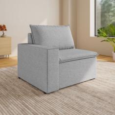 Sofá Modular Com Braço Esquerdo 105cm Zen CabeCasa MadeiraMadeira