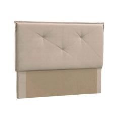 Cabeceira para Cama Box Casal King 195 Cm Suede Bege
