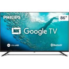 Smart TV Philips 86" Google TV 4K 86PUG7019/78, Bivolt