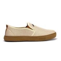 Tênis Masculino Sapatênis Casual Iate Leve Bege-Masculino