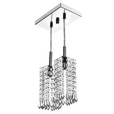 Lustre Para Sala Clearcrillic Duplo Cristal Acrílico