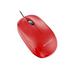Mouse Box Óptico Com Fio Usb Vermelho Multilaser - Mo292