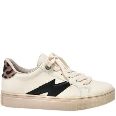 Tênis Feminino Casual Dia a Dia Passeio Trabalho Flatform Animal Print Via Marte 082-002