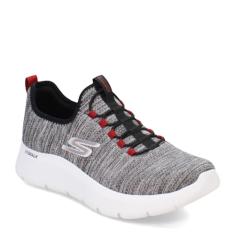Skechers Gowalk Flex – Tênis esportivo casual para caminhada com espuma resfriada a ar, Branco/preto 2, 39