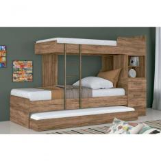 Treliche Plus C- 3 Gavetas C-auxiliar ébano - Santos Andirá