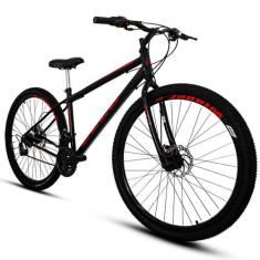 Bicicleta Aro 29 Aro Aero 21 M. Quadro18,5 Velox Preta - Ello Bike