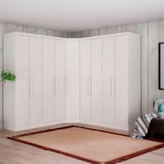 Guarda-Roupa Modulado de Casal Safira 001 em MDF com 9 Portas e 6 Gave