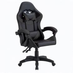 Cadeira Gamer Escritório Reclinável Ergonômica Giratória com Rodinhas X-On - Preto