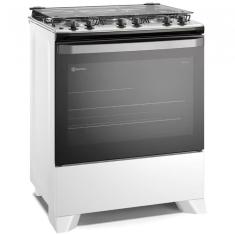 Fogão Electrolux 5 Bocas Efficient Fe5ib Com Mesa Inox Branco Bivolt