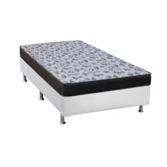 Cama Box Solteiro: Colchão Espuma D33 Ortobom /EP Anatômico Fort Tech 