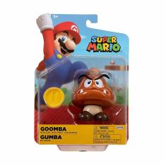 Boneco com Acessório - Super Mario - Goomba com Moeda - Candide