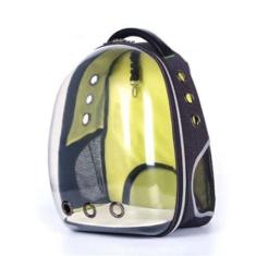 Mochila pet visão panorâmico astronauta cachorro gato cão