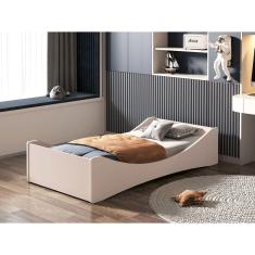 Cama Solteiro Evolutiva Luna 2 em 1 Rosa Fosco com Colchão - Reller