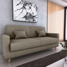 Sofá Cama Emilia Veludo Cappuccino E434 - Matrix