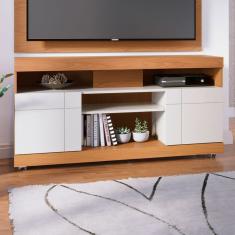 Rack para TV Até 42 Polegadas 2 Portas Yara Freijó/Off White - Colibri