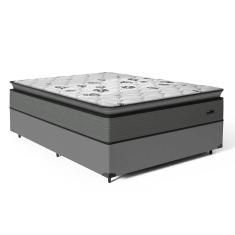 Cama Box com Colchão Resistence Espuma D33 Pillow Top Casal 138cm