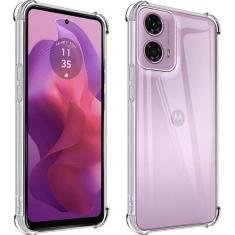 Capa Em Gel Air Cushion Para Motorola Moto G24 Transparente - Jetech