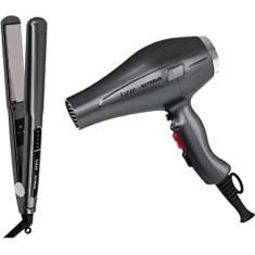 Kit 1 Secador de cabelo Lizze Extreme MAIS 1 Prancha chapinha Lizze Ex