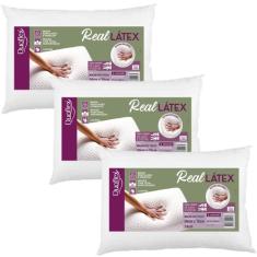 Kit com 3 Real Látex - Travesseiro - Duoflex