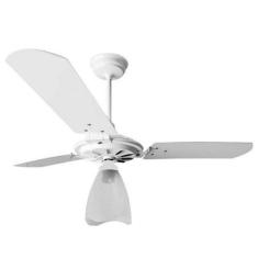Ventilador de Teto Yris 150w 180w Branco Pás Brancas Ventex, 220V