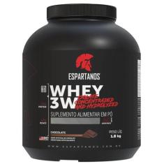 Whey Protein 3W 1,8KG - Espartanos,  Chocolate