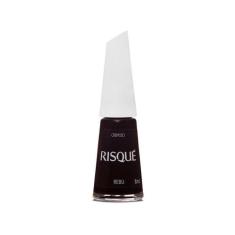Esmalte Risqué Vermelho Cremoso Rebu 8ml, Vermelho, 8ml
