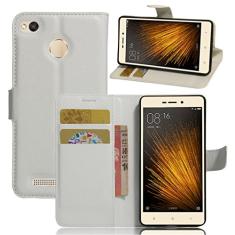 Capa para Xiaomi Redmi 3X – Capa carteira com suporte de couro PU Manyip para Xiaomi Redmi 3X, capa de proteção de telefone estilo empresarial, capa com [compartimentos para dinheiro e cartão]