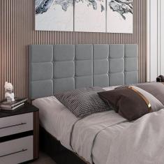 Cabeceira Modulada Cama Estofada Bia Casal Box 1,40 M - Shop Mais, Cin