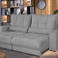 Sofá Retrátil e Reclinável Thor - Molas Ensacadas 230 Cm - DECOR LAR