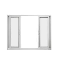 Janela De Alumínio De Correr 100X150Cm 4 Folhas Suprema Branco