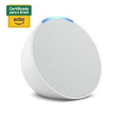 Smart Speaker Echo Pop Compacto com Som Envolvente e Alexa - Branco