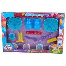 Massinha de Modelar Diver Massa Festa de Aniversário Divertoys 8279