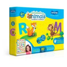 Quebra-Cabeça - Alfabeto dos Animais - 60 Peças - Toyster