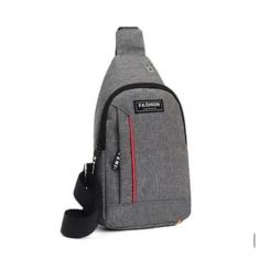 BOLSA MOCHILA IMPERMEÁVEL TRANSVERSAL CROSSBODY POCHETE DE PEITO PORTÁTIL ALÇA ÚNICA AJUSTÁVEL-Unissex