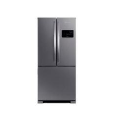 Refrigerador French Door Brastemp de 3 Portas Frost Free Side Inverse com 554L Inox - BRO85AK
