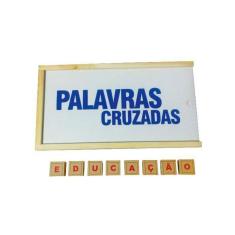 Brinquedos Educativos Jogo Palavras Cruzadas 50 Peças