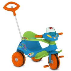 Triciclo Velobaby G2 Bandeirante Passeio e Pedal Masc Azul