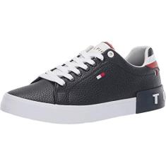 Tommy Hilfiger Tênis masculino Rezz, Azul escuro 409, 41