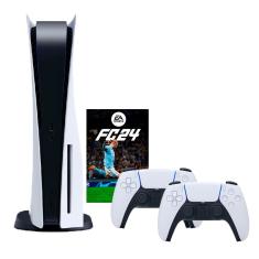 Console Sony PS5 (Playstation 5) Físico 825GB com Disco + Jogo FC 2024 +  Controle sem Fio Sony