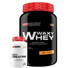 Kit Waxy whey 2kg + Creatina 300g - Bodybuilders-Unissex