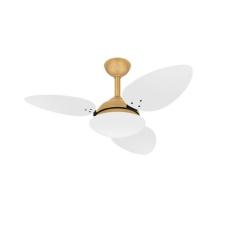 Ventilador Teto Silencioso 3 Pás Pétalo Dourado Ventax 110V, 110V