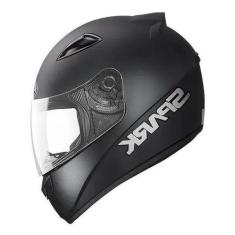 Capacete Ebf New Spark Solid Preto Fosco, 56