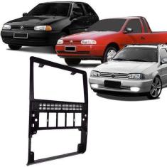 Moldura Painel 2 Din Dvd Gol Saveiro Parati G2 1995 à 1999 Bola Preta 