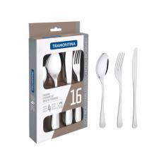 Faqueiro Tramontina Inox 16 Peças Havana, Inox, 16 Peças